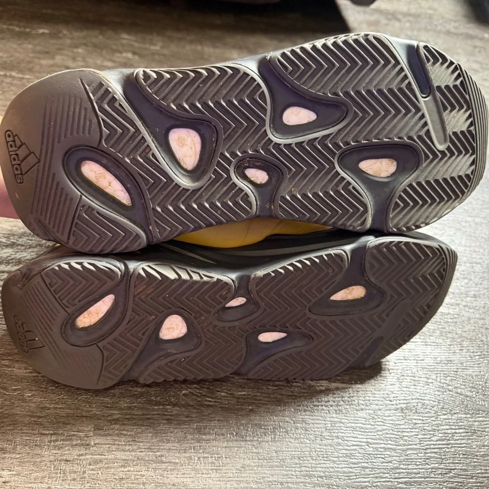 Adidas Yeezy Boost 700 MNVN Mens 12.5 Honey Flux Yellow Reflective  Sneaker